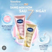 Dưỡng trắng body Vaseline 10x hồng vàng Thái Lan 300ml