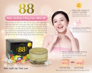 Kem 88 dưỡng trắng mờ nám ban đêm Thái Lan 20g