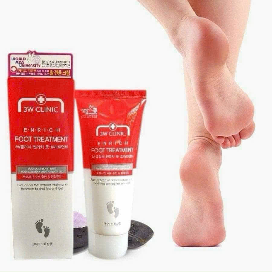 Kem dưỡng da chân 3W Clinic Hàn Quốc 100ml
